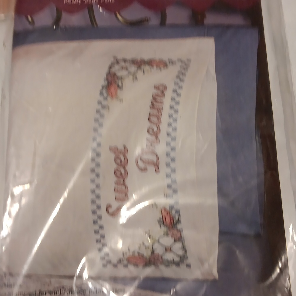 New Pillow case cross stitch